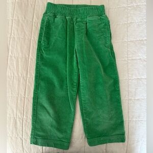 Green corduroy Beaufort Bonnet pants 3T
